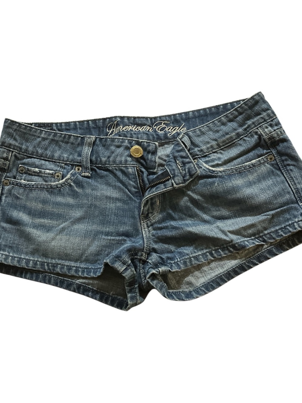American Eagle Outfitters Women's Denim Jean Shorts - Blue